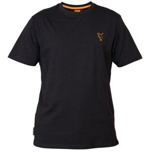 Fox tričko collection black orange t shirt-veľkosť  m