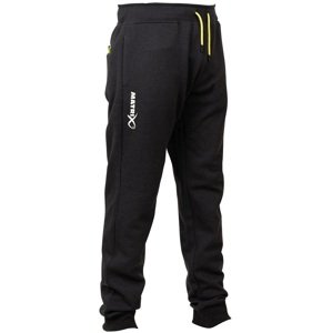 Matrix tepláky minimal black marl joggers-veľkosť xxxl