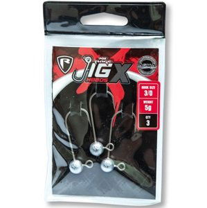 Fox rage jigová hlavička jig x jig heads háčik 5/0 3 ks-25 g