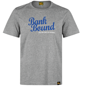 Prologic tričko bank bound custom light grey melange tee-veľkosť l