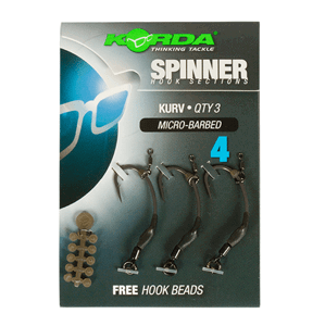 Korda háčiky spinner hook sections kurv-veľkosť 6