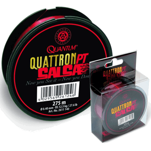 Quantum vlasec quattron salsa červená 275 m-priemer 0,25 mm / nosnosť 5,7 kg