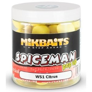 Mikbaits plávajúce boilie spiceman ws1 citrus 250 ml-18 mm