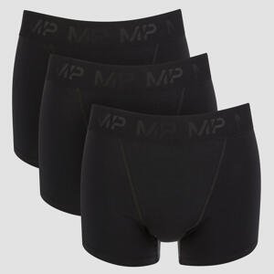 MP Essentials Pánske tréningové boxerky - Čierne (trojbalenie) - XS