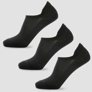 Dámske Členkové Ponožky - Čierne - UK 3-6
