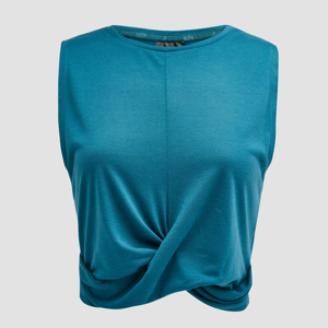 Power Twist Crop Top - Tmavomodrý - XXL