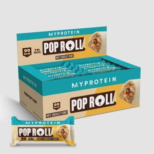 Koláčiky Pop Roll - 18 x 30g - White Choc Peanut