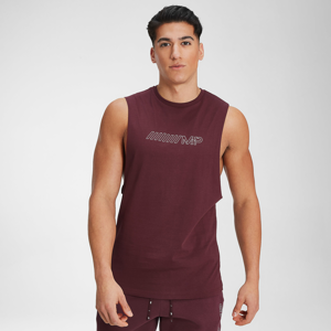 MP Men's Outline Graphic Tank - Washed Oxblood - XS