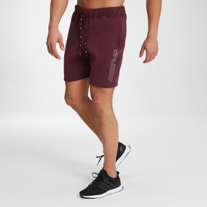 MP Men's Outline Graphic Shorts - Washed Oxblood - XS