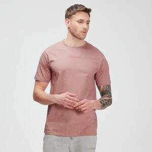 Pánske tričko s krátkymi rukávmi MP Tonal Graphic – svetloružové - L
