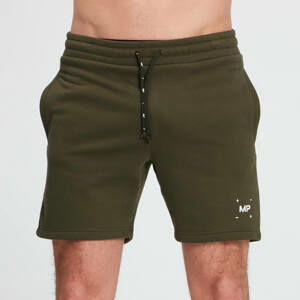 MP Men's Central Graphic Shorts - Dark Olive - XXS