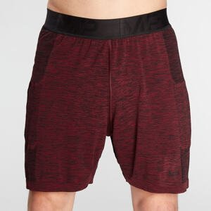 MP Men's Essential Seamless Shorts- Washed Oxblood Marl - S