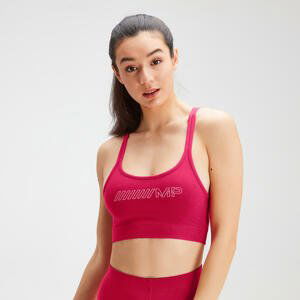 MP Women's Outline Graphic Bra - Virtual Pink - XXL