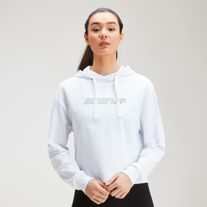 MP Women's Outline Graphic Hoodie - White - XL