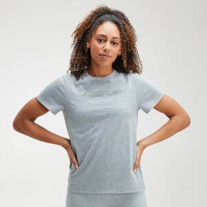 MP Women's Outline Graphic T-Shirt - Grey Marl - XXS