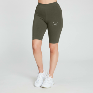 MP Women's Central Graphic Cycling Shorts - Dark Olive - L