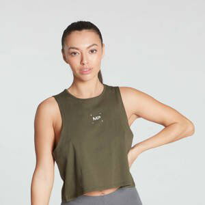 MP Women's Central Graphic Reach Vest - Dark Olive - L