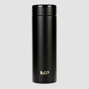Veľká kovová fľaša na vodu MP – Čierna – 750 ml