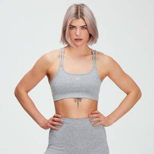 MP Women's Training Sports Bra - Grey Marl - S