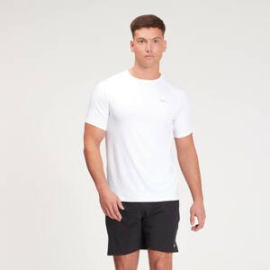 Pánske tričko MP Velocity s krátkymi rukávmi – biele - XXL