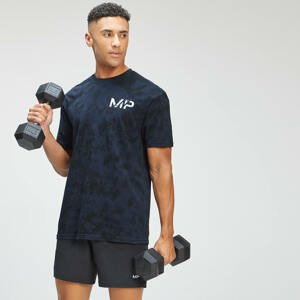 MP Men's Adapt Tie Dye Short Sleeve Oversized T-Shirt - Petrol Blue/Black  - S