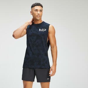 MP Men's Adapt Tie Dye Tank Top | Petrol Blue/Black | MP - XXL