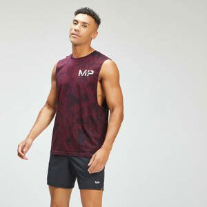 MP Men's Adapt Tie Dye Tank Top - Black/Merlot - XS