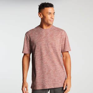 MP Men's Raw Training Short Sleeve Camo Oversized T-Shirt - Dust Pink   - XXS