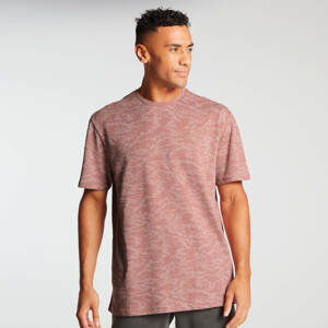 MP Men's Raw Training Short Sleeve Camo Oversized T-Shirt - Dust Pink   - XL