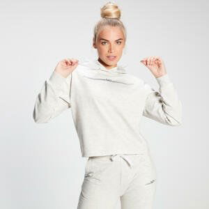 MP Women's Mini Mark Graphic Hoodie - Light Grey Marl - XXS