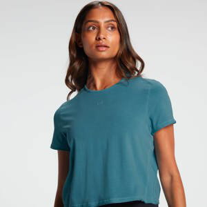 MP Women's Raw Training Cropped T-Shirt - Ocean Blue  - XL