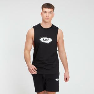 MP Men's Chalk Graphic Tank Top - Black - XXS