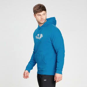 MP Men's Chalk Graphic Hoodie - Aqua - L