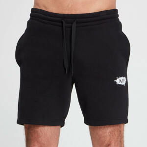 MP Men's Chalk Graphic Shorts - Black - XXS