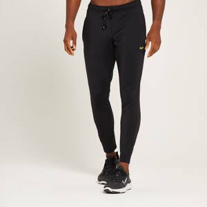 Pánske športové jogger nohavice MP Linear Mark s grafickou potlačou – čierne - S