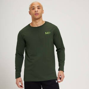 MP Men's Fade Graphic Long Sleeve T-Shirt - Dark Green - M