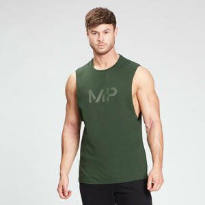 MP Men's Gradient Line Graphic Tank Top - Dark Green - XXS