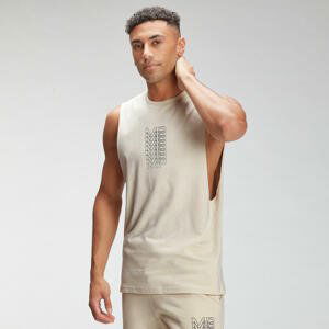 MP Men's Repeat MP Graphic Tank Top - Ecru - S