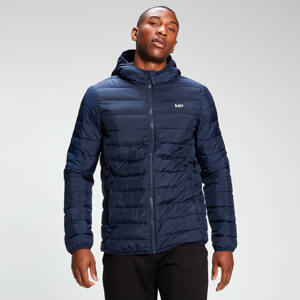 MP Men's Lightweight Hooded Packable Puffer Jacket - Navy   - L