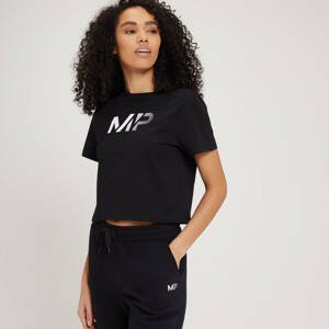 MP Women's Fade Graphic Crop T-Shirt - Black - S
