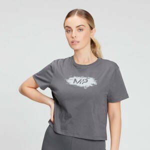 MP Women's Chalk Graphic Crop T-Shirt - Carbon - M