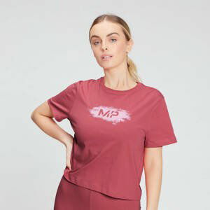MP Women's Chalk Graphic Crop T-shirt - Berry Pink - XXS