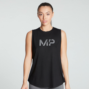 MP Women's Gradient Line Graphic Drop Armhole Vest - Black - XXL