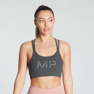 MP Women's Gradient Line Graphic Sports Bra - Carbon - S