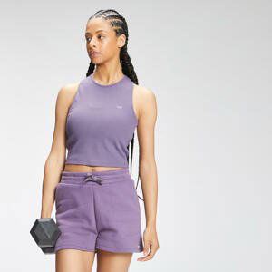 MP Women's Rest Day Cropped Rib Vest - Smokey Purple - M