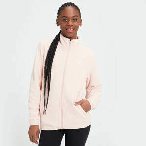 MP Women's Fleece Zip Through Jacket - Light Pink - XL