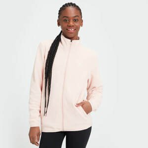 MP Women's Essential Fleece Zip Through Jacket - Light Pink - XXL