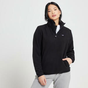 Dámske fleece tričko MP Essential 1/4 Zip - Black - L