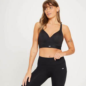 MP Women's High Support Moulded Cup Sports Bra - Black - 30B