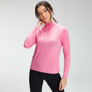 MP Women's Performance Training 1/4 Zip Top - Candyfloss Marl with White Fleck - L